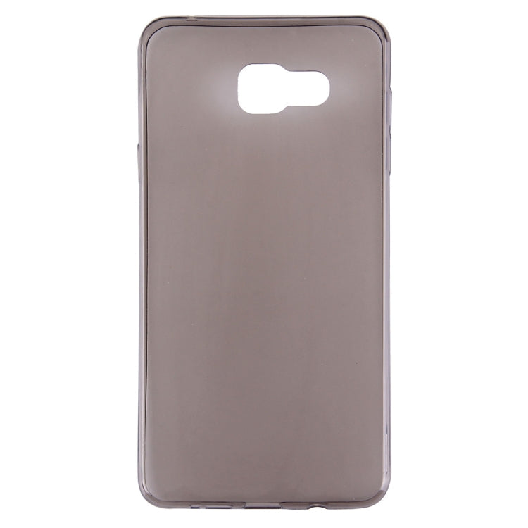 For Galaxy A7 (2016) / A710 0.75mm Ultra-thin Transparent TPU Protective Case(Grey)