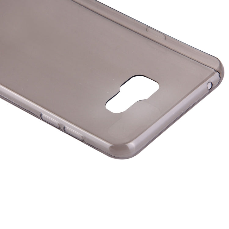 For Galaxy A7 (2016) / A710 0.75mm Ultra-thin Transparent TPU Protective Case(Grey)