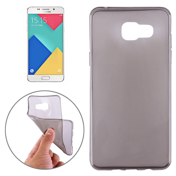 For Galaxy A5 (2016) / A510 0.75mm Ultra-thin Transparent TPU Protective Case(Grey)