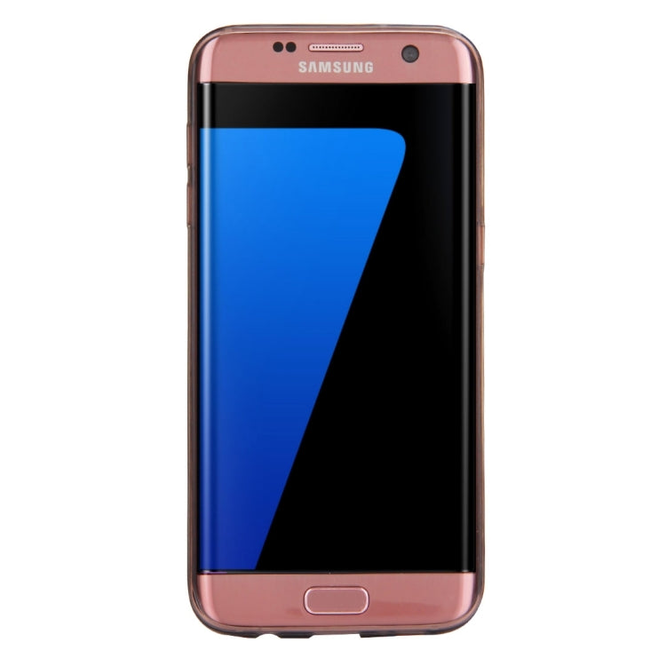 For Galaxy S7 Edge / G935 0.75mm Ultra-thin Transparent TPU Protective Case(Grey)