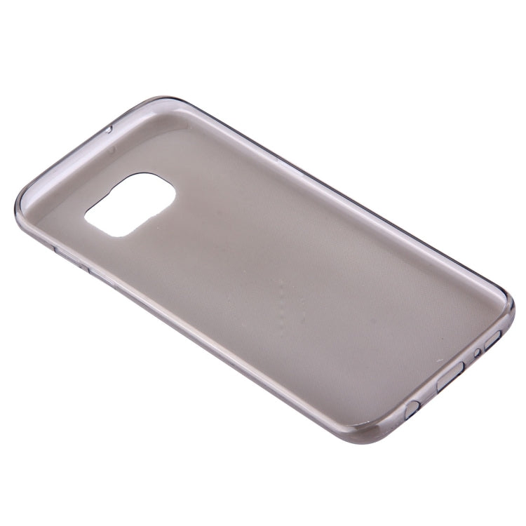 For Galaxy S7 Edge / G935 0.75mm Ultra-thin Transparent TPU Protective Case(Grey)