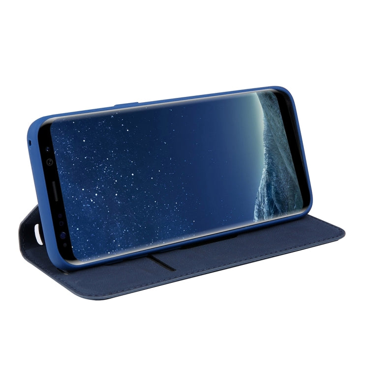For Galaxy S8 PU Retro Texture with Absorption Horizontal Flip Leather Case with Holder & Card Slots