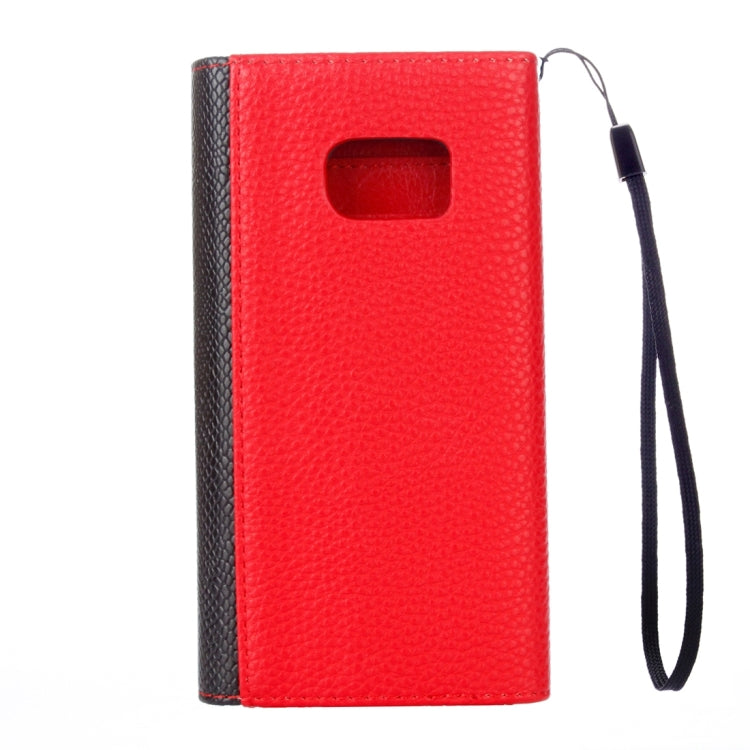 For Galaxy S6 / G920 Envelope Style Horizontal Flip Leather Case with Magnetic Buckle & Holder & Card Slots & Photo frame & Wallet & Lanyard