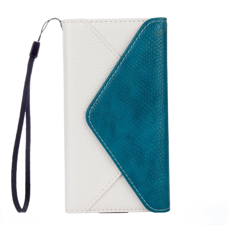 For Galaxy S6 / G920 Envelope Style Horizontal Flip Leather Case with Magnetic Buckle & Holder & Card Slots & Photo frame & Wallet & Lanyard