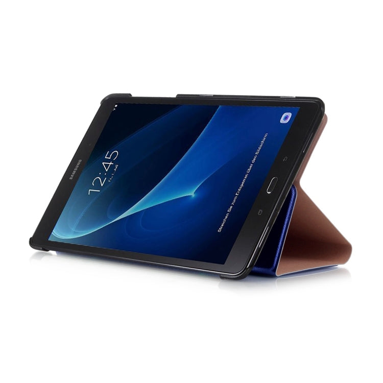 For Galaxy Tab A 10.1 (2016) / T580/T585 Stone Texture Horizontal Flip Leather Case with 2-folding Holder & Sleep / Wake-up Function