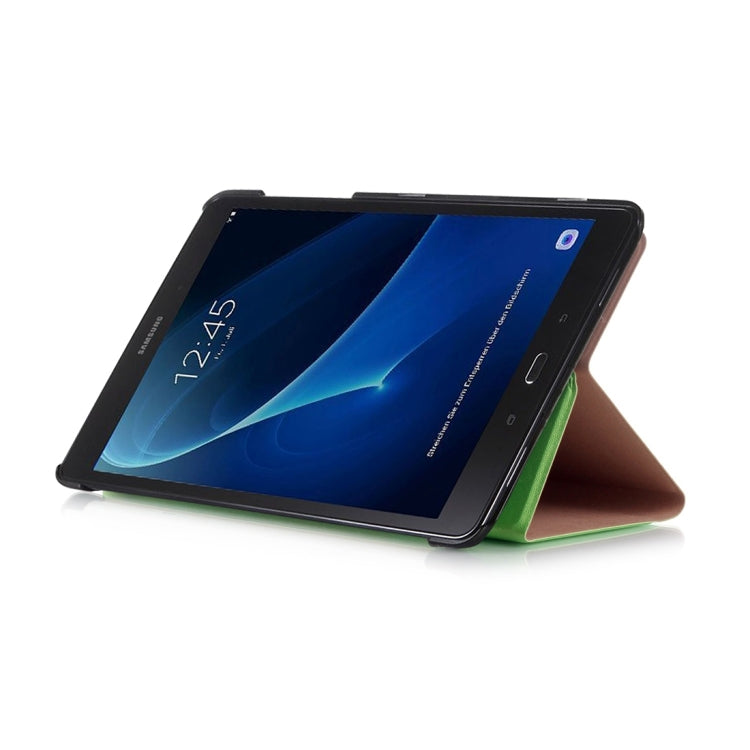For Galaxy Tab A 10.1 (2016) / T580/T585 Stone Texture Horizontal Flip Leather Case with 2-folding Holder & Sleep / Wake-up Function