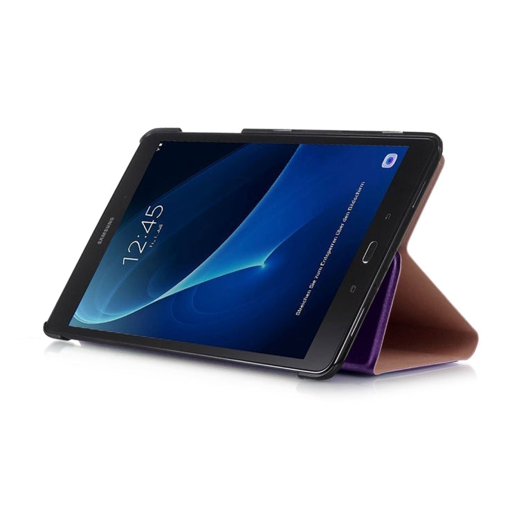 For Galaxy Tab A 10.1 (2016) / T580/T585 Stone Texture Horizontal Flip Leather Case with 2-folding Holder & Sleep / Wake-up Function