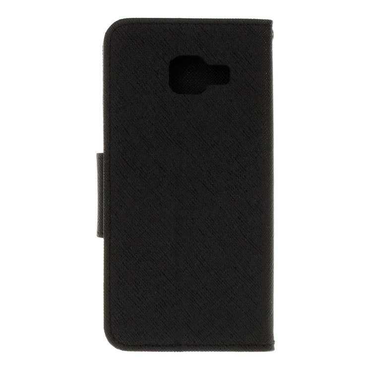 For Galaxy A3 (2016) / A310 Cross Texture Horizontal Flip Leather Case with Magnetic Buckle & Holder & Card Slots & Wallet 