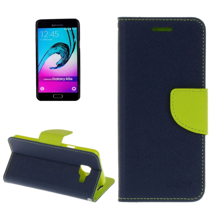 For Galaxy A3 (2016) / A310 Cross Texture Horizontal Flip Leather Case with Magnetic Buckle & Holder & Card Slots & Wallet 