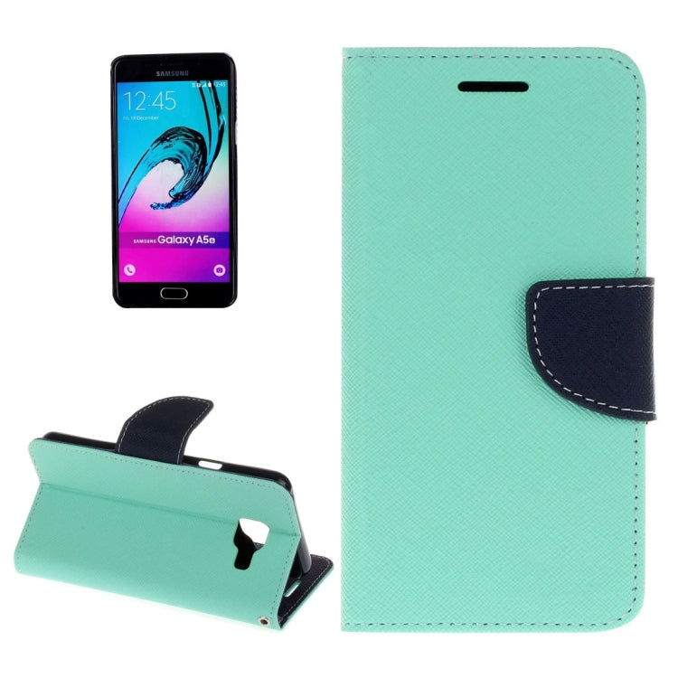 For Galaxy A3 (2016) / A310 Cross Texture Horizontal Flip Leather Case with Magnetic Buckle & Holder & Card Slots & Wallet 