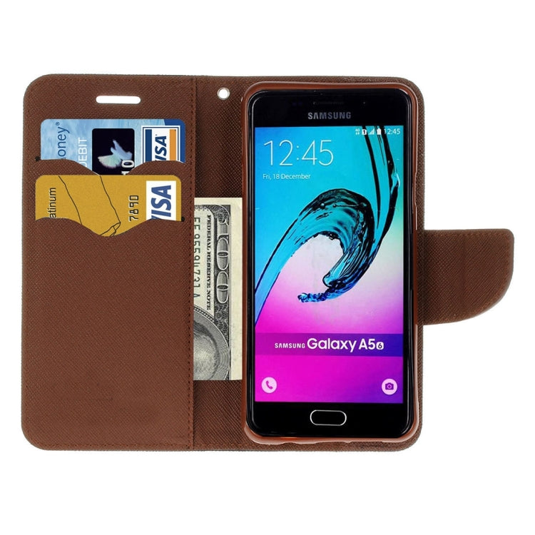 For Galaxy A3 (2016) / A310 Cross Texture Horizontal Flip Leather Case with Magnetic Buckle & Holder & Card Slots & Wallet 