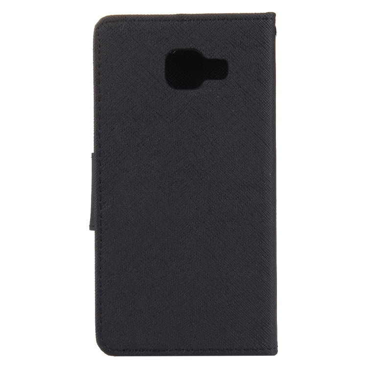 For Galaxy A5 (2016) / A510 Cross Texture Horizontal Flip Leather Case with Magnetic Buckle & Holder & Card Slots & Wallet