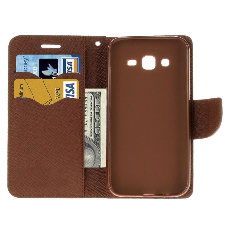 For Galaxy A5 (2016) / A510 Cross Texture Horizontal Flip Leather Case with Magnetic Buckle & Holder & Card Slots & Wallet