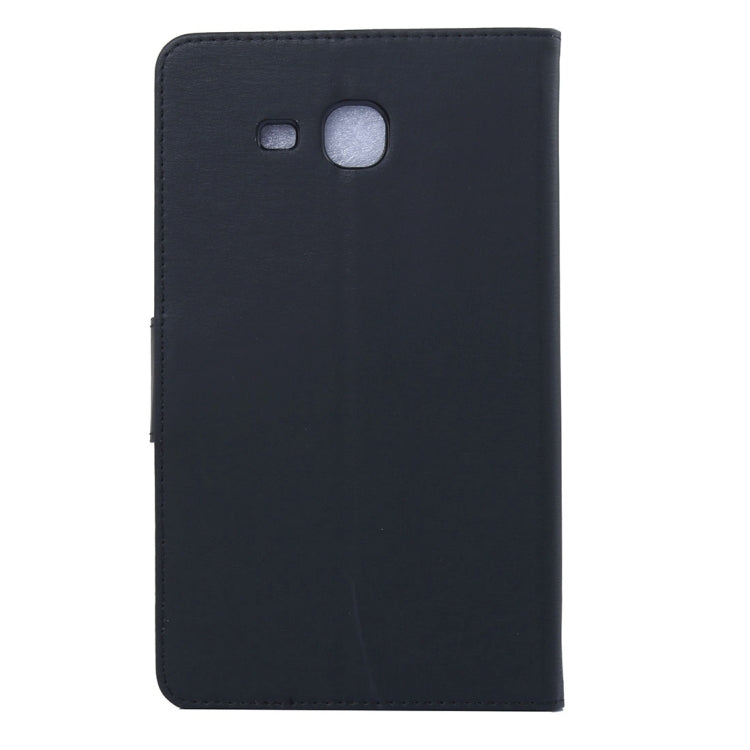 For Galaxy Tab A 7.0 Pressed Flowers Butterfly Pattern Horizontal Flip PU Leather Case with Magnetic Buckle & Holder & Card Slots & Wallet