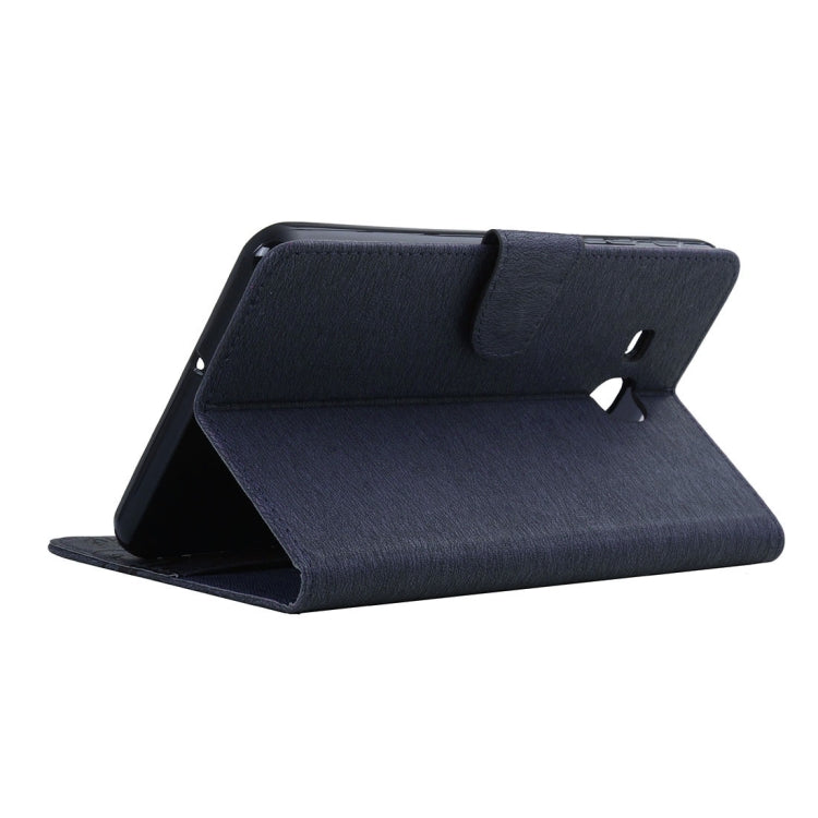 For Galaxy Tab A 7.0 Pressed Flowers Butterfly Pattern Horizontal Flip PU Leather Case with Magnetic Buckle & Holder & Card Slots & Wallet