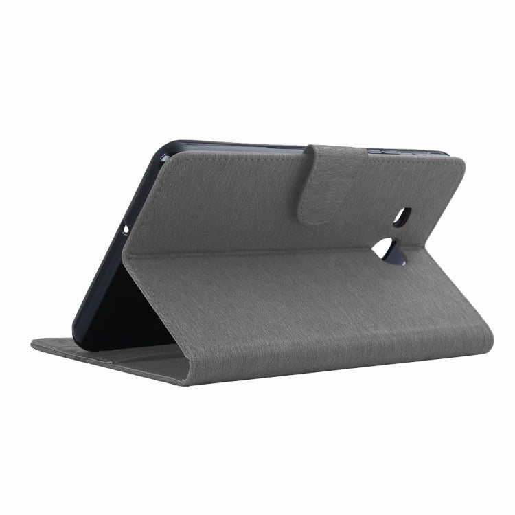 For Galaxy Tab A 7.0 Pressed Flowers Butterfly Pattern Horizontal Flip PU Leather Case with Magnetic Buckle & Holder & Card Slots & Wallet
