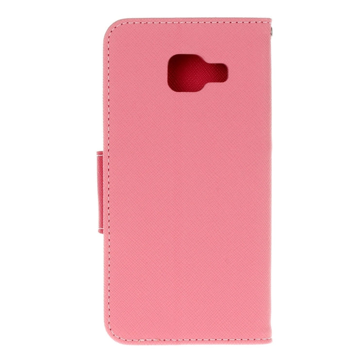 For Galaxy A7 (2016) / A710 Cross Texture Horizontal Flip Leather Case with Magnetic Buckle & Holder & Card Slots & Wallet 