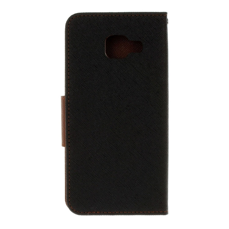 For Galaxy A7 (2016) / A710 Cross Texture Horizontal Flip Leather Case with Magnetic Buckle & Holder & Card Slots & Wallet 