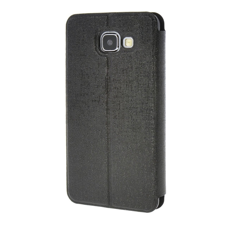 For Galaxy A3 (2016) / A310 Oracle Texture Horizontal Flip TPU + PU Leather Case with Caller ID Window & Holder