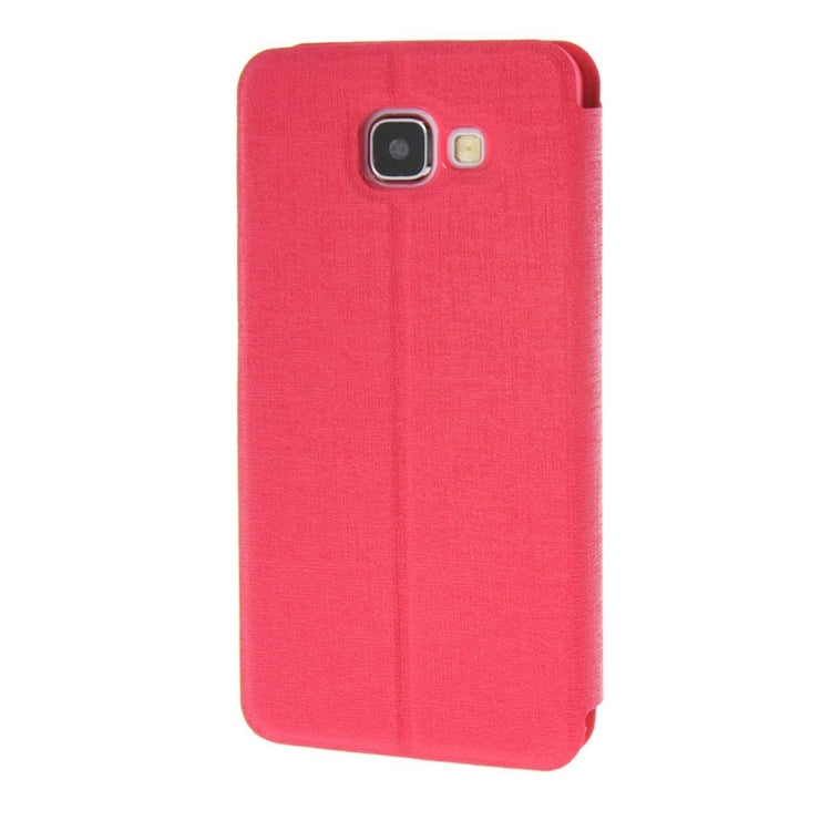 For Galaxy A5 (2016) / A510 Oracle Texture Horizontal Flip TPU + PU Leather Case with Caller ID Window & Holder