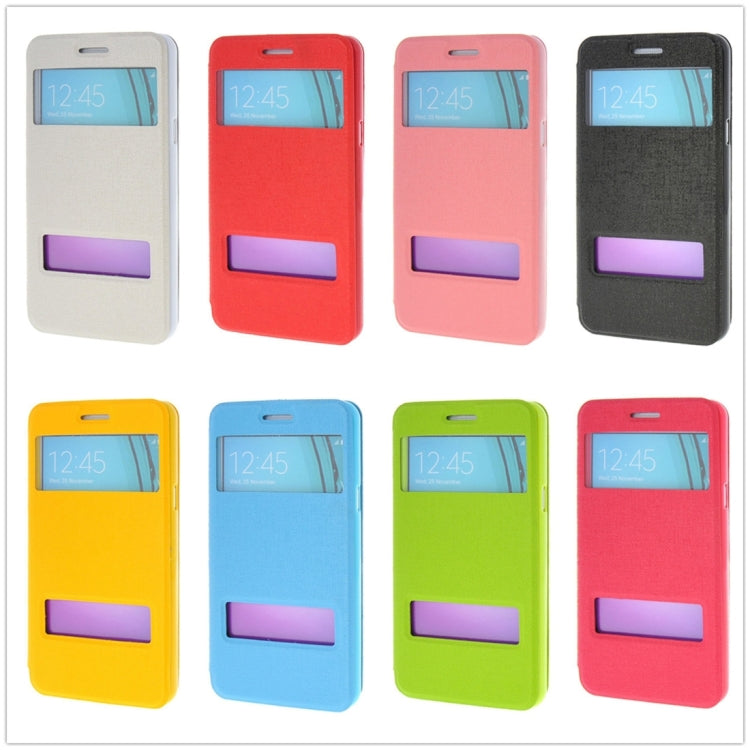 For Galaxy A7 (2016) / A710 Oracle Texture Horizontal Flip TPU + PU Leather Case with Caller ID Window & Holder