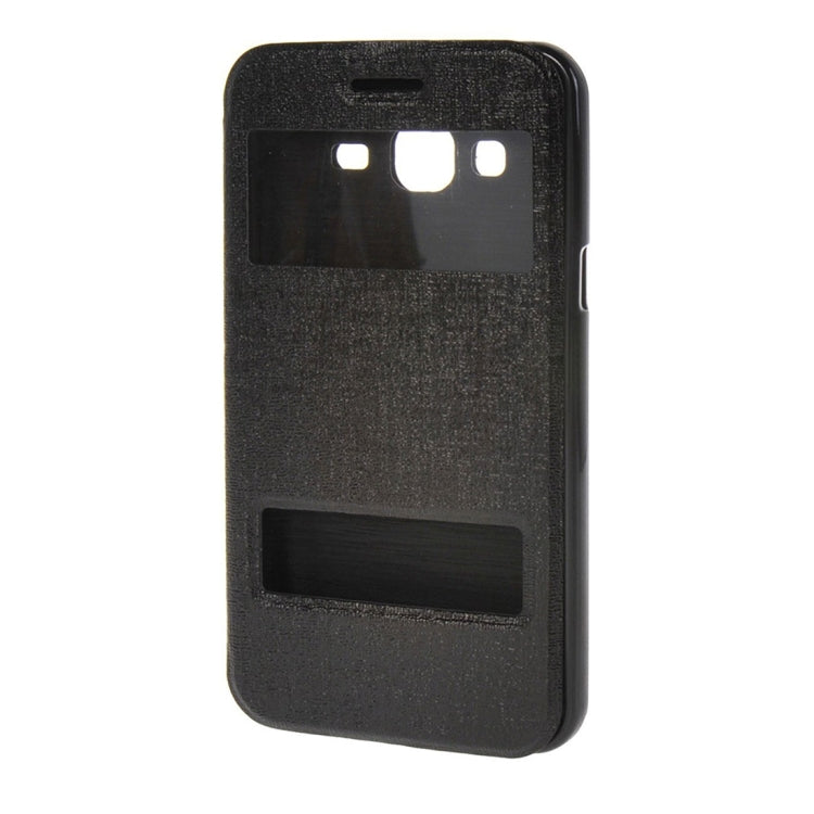 For Galaxy J2 (2016) / J210 Oracle Texture Horizontal Flip TPU + PU Leather Case with Caller ID Window & Holder