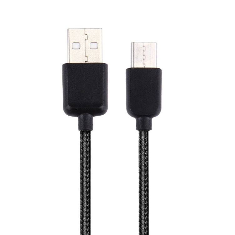 1m USB-C / Type-C to USB 2.0 Nylon Woven Data Sync Charging Cable, For Galaxy S8 & S8 + / LG G6 / Huawei P10 & P10 Plus / Xiaomi Mi6 & Max 2 and other Smartphones
