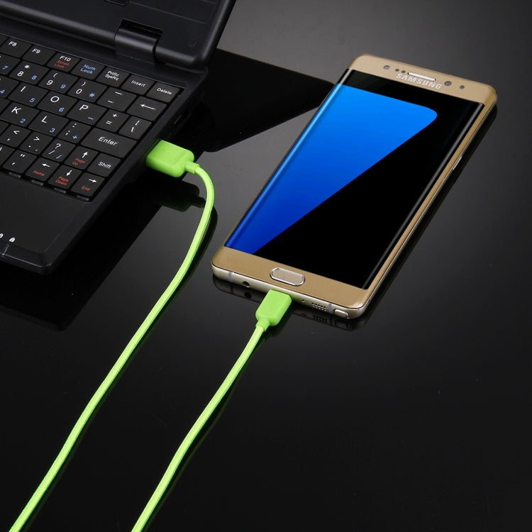 1m USB-C / Type-C to USB 2.0 Nylon Woven Data Sync Charging Cable, For Galaxy S8 & S8 + / LG G6 / Huawei P10 & P10 Plus / Xiaomi Mi6 & Max 2 and other Smartphones