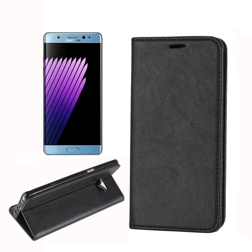 For Galaxy Note 7 / N930 Lambskin Texture Flip Leather Case with Holder & Card Slots & Wallet