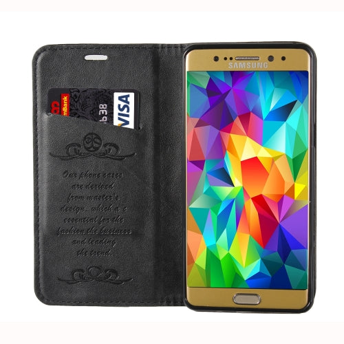 For Galaxy Note 7 / N930 Lambskin Texture Flip Leather Case with Holder & Card Slots & Wallet