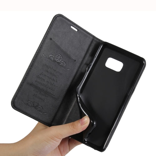For Galaxy Note 7 / N930 Lambskin Texture Flip Leather Case with Holder & Card Slots & Wallet