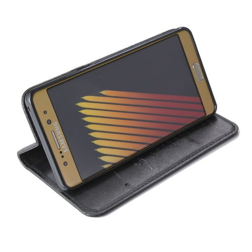For Galaxy Note 7 / N930 Lambskin Texture Flip Leather Case with Holder & Card Slots & Wallet