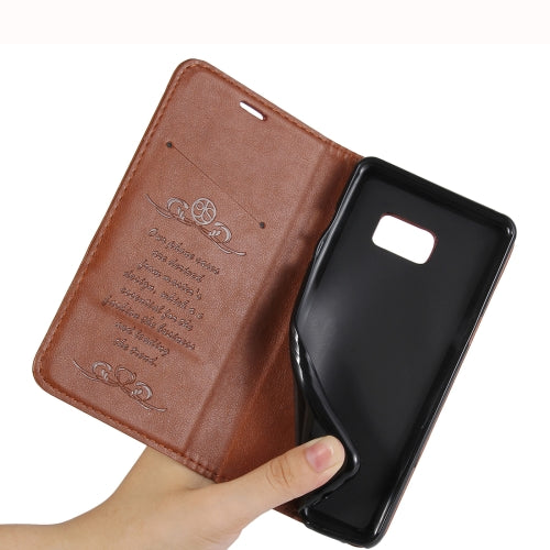 For Galaxy Note 7 / N930 Lambskin Texture Flip Leather Case with Holder & Card Slots & Wallet