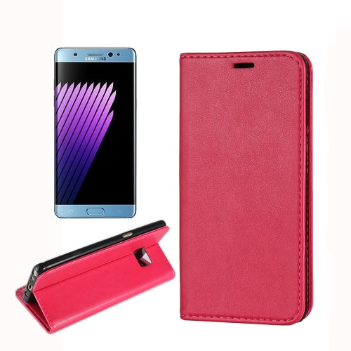 For Galaxy Note 7 / N930 Lambskin Texture Flip Leather Case with Holder & Card Slots & Wallet