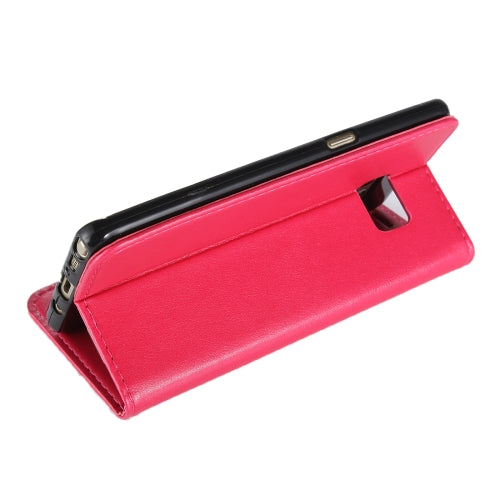 For Galaxy Note 7 / N930 Lambskin Texture Flip Leather Case with Holder & Card Slots & Wallet