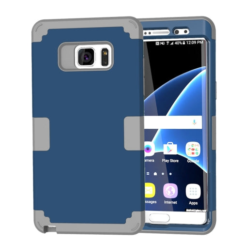 For Galaxy Note 7 / N930 Separable contrast color PC + Silicone Combination Case