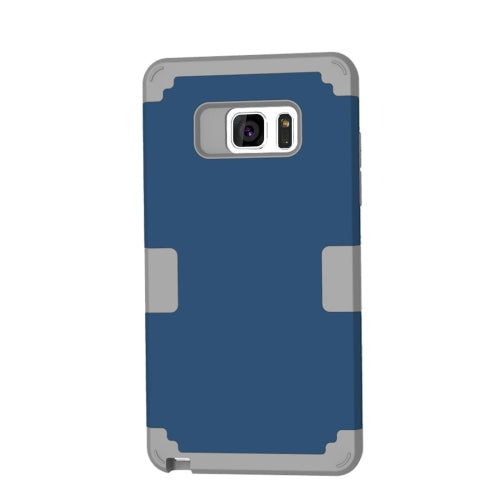 For Galaxy Note 7 / N930 Separable contrast color PC + Silicone Combination Case