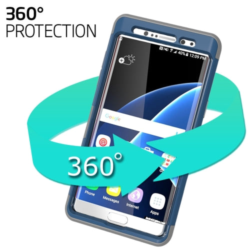 For Galaxy Note 7 / N930 Separable contrast color PC + Silicone Combination Case
