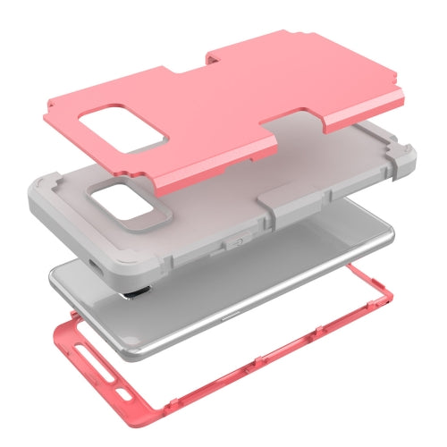 For Galaxy Note 7 / N930 Separable contrast color PC + Silicone Combination Case