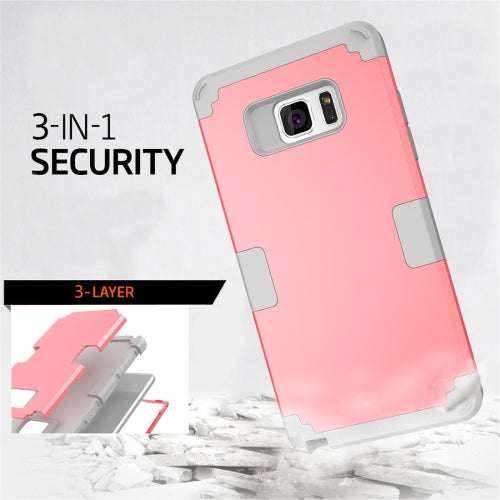 For Galaxy Note 7 / N930 Separable contrast color PC + Silicone Combination Case