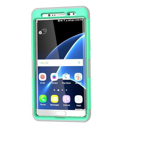 For Galaxy Note 7 / N930 Separable contrast color PC + Silicone Combination Case