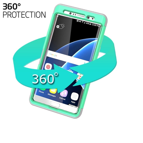 For Galaxy Note 7 / N930 Separable contrast color PC + Silicone Combination Case
