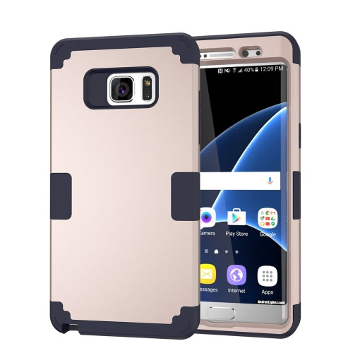 For Galaxy Note 7 / N930 Separable contrast color PC + Silicone Combination Case
