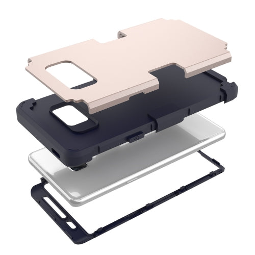 For Galaxy Note 7 / N930 Separable contrast color PC + Silicone Combination Case