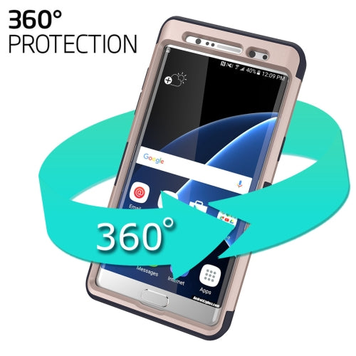 For Galaxy Note 7 / N930 Separable contrast color PC + Silicone Combination Case