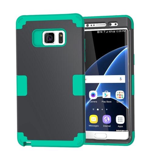 For Galaxy Note 7 / N930 Separable contrast color PC + Silicone Combination Case