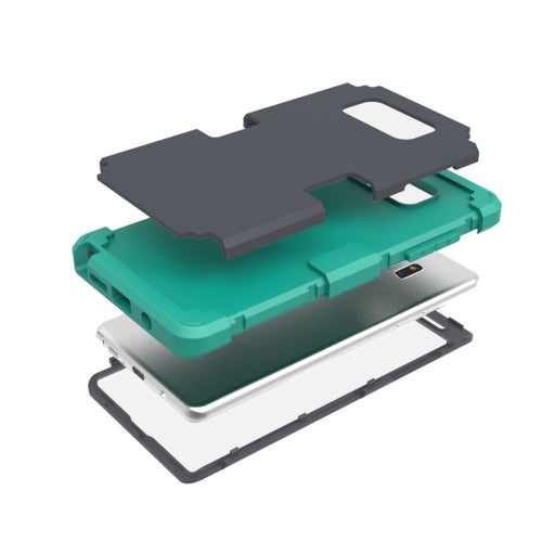 For Galaxy Note 7 / N930 Separable contrast color PC + Silicone Combination Case