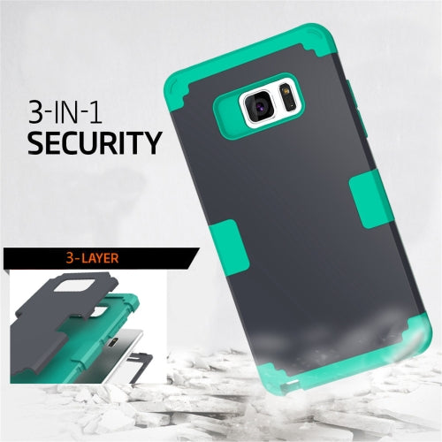 For Galaxy Note 7 / N930 Separable contrast color PC + Silicone Combination Case