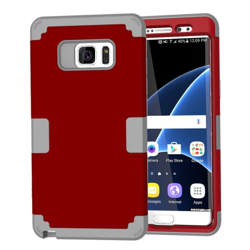 For Galaxy Note 7 / N930 Separable contrast color PC + Silicone Combination Case