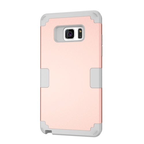 For Galaxy Note 7 / N930 Separable contrast color PC + Silicone Combination Case